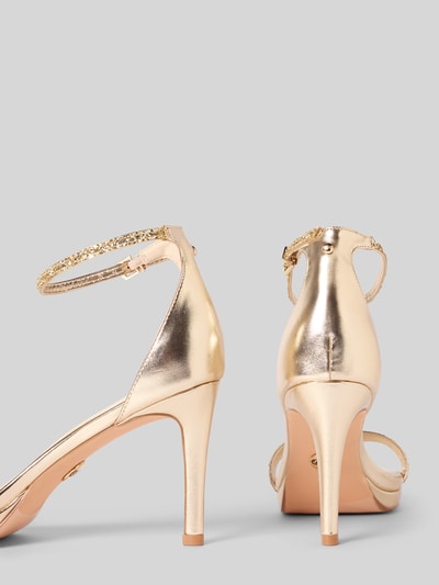 Buffalo Sandalen met naaldhak, model 'MONROE 2' Goud gemêleerd - 2
