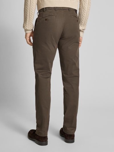 Mmx Broek met achterzakken, model 'Lupus' Middenbruin - 5