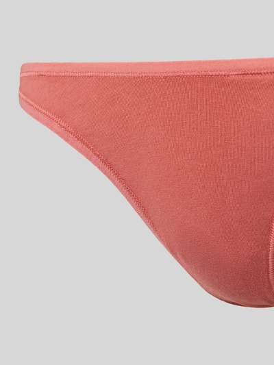 Calvin Klein Underwear String met labeldetail Roestrood - 2