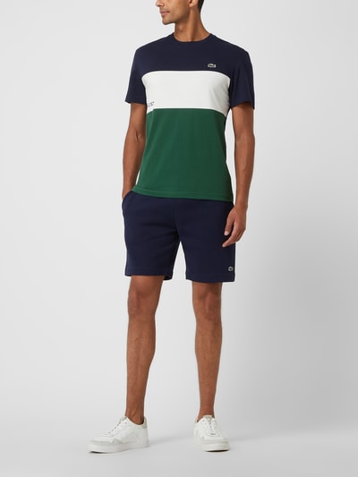 Lacoste Regular Fit T-Shirt aus Baumwolle Marine 1