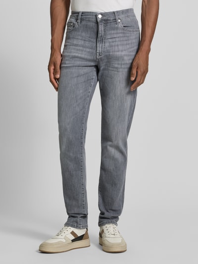 Tommy Hilfiger Jeansy o kroju slim fit z mieszanka bawełny model 'BLEECKER' Jasnoszary 4