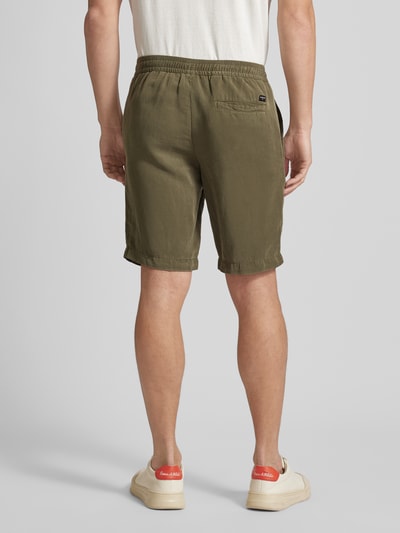 Strellson Regular Fit Shorts mit Gesäßtasche Modell 'Kaji' Oliv 5