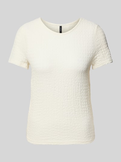 Vero Moda Regular fit T-shirt in kreuklook, model 'ELENE' Wit - 2