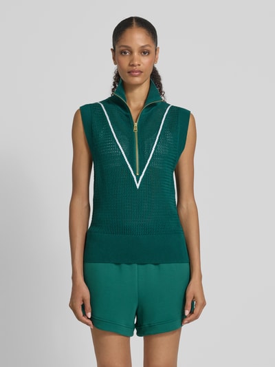 VARLEY Tanktop in Strick-Optik Modell 'allena' Dunkelgruen 4
