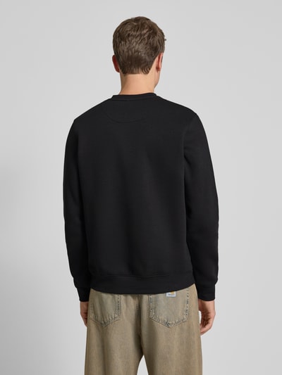 Blend Sweatshirt met labeldetail, model 'FLORIAN' Zwart - 5