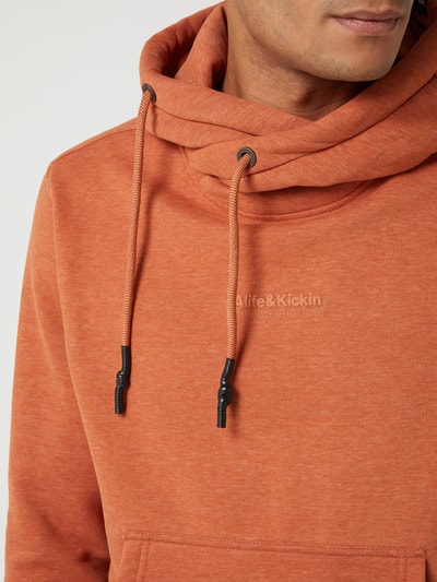 ALIFE & Kickin Hoodie mit Logo Modell 'Johnson' Orange 3