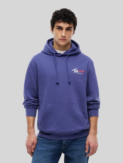 Tommy Jeans Bluza o kroju relaxed fit z czystej bawełny Szaroniebieski 4