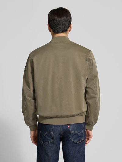 Marc O'Polo regular fit blouson van puur katoen Lichtbruin - 5