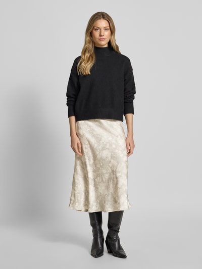 Neo Noir Spódnica midi z elastycznym pasem model ‘Bovary’ Biały 1