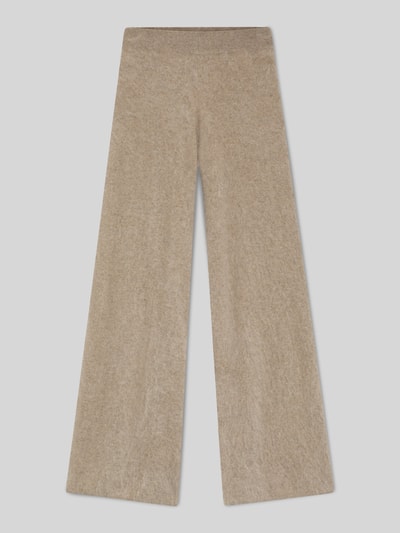 BOSS Oversized Weite Hose aus Kaschmir Modell 'FIBURA' Beige 2