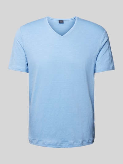 OLYMP Level Five T-Shirt mit V-Ausschnitt Bleu 2