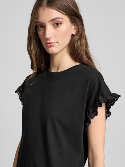 Only Regular Fit T-Shirt aus reiner Baumwolle Modell 'IRIS' Black 3