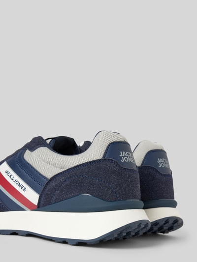 Jack & Jones Sneakers met labelpatch en -print, model 'BOSTON' Marineblauw - 2