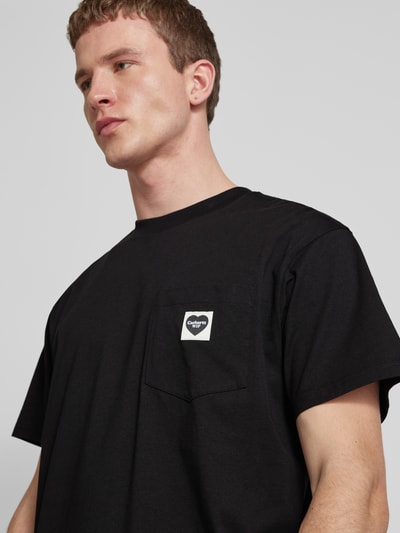 Carhartt Work In Progress T-Shirt mit Label-Detail Black 3