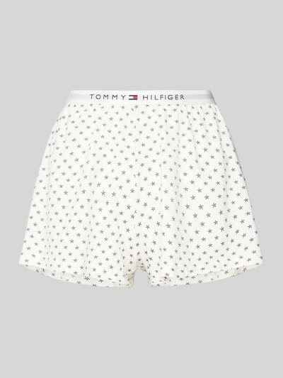 TOMMY HILFIGER Korte pyjamabroek met elastische band Wit - 1