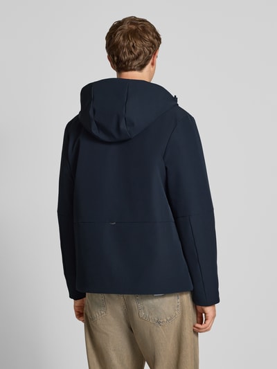 Blend Jack met capuchon en ritszakken, model 'EON' Donkerblauw - 5