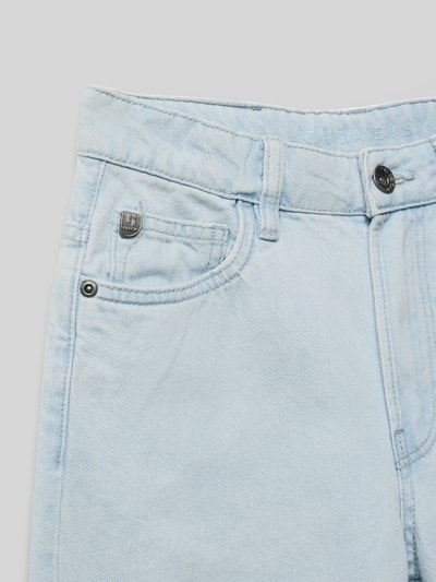 Garcia Jeans mit Eingrifftaschen und Label-Detail Hellblau 2