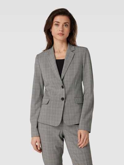 Jake*s Collection Blazer met reverskraag Middengrijs - 4