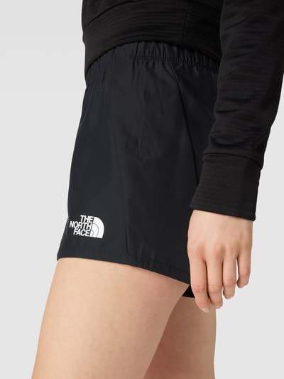 The North Face Sweatshorts met labelprint, model 'WOVEN' Zwart - 3