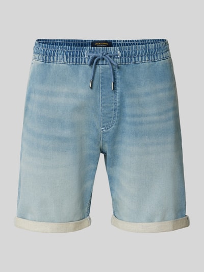 Jack & Jones Korte broek met elastische band, model 'RICK' Lichtblauw - 2