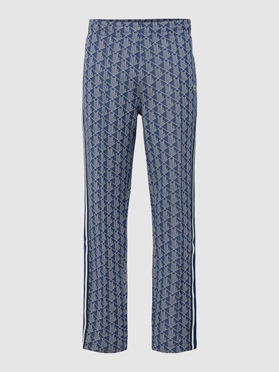 Lacoste Sweatpants met all-over motief Donkerblauw - 2