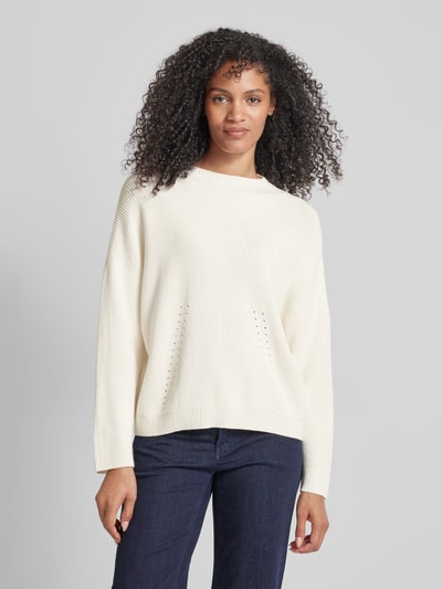 ARMANI EXCHANGE Strickpullover mit Rundhalsausschnitt Offwhite 4