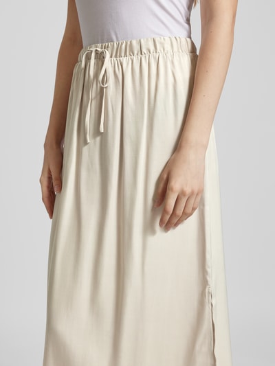 Vero Moda Spódnica midi w jednolitym kolorze model ‘INA’ Piaskowy 3
