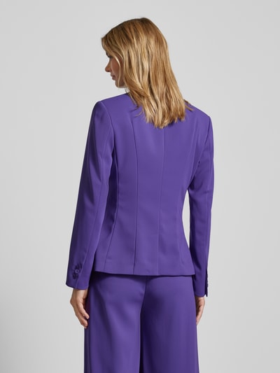 Marc Cain Blazer met klepzakken en knoopsluiting Paars - 5