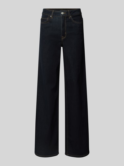 Only Jeansy z szeroką nogawką z mieszanki bawełny model ‘MADISON’ Ciemnoniebieski 2