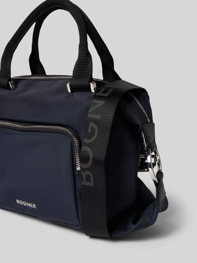 BOGNER Handtas met labeldetail, model 'KLOSTERS SOFIE' Marineblauw - 3