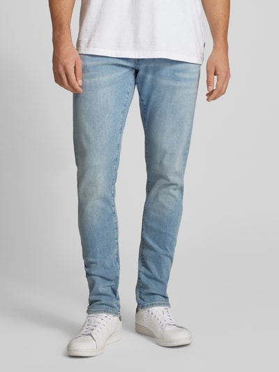 G-Star Raw Slim Fit Jeans im 5-Pocket-Design Hellblau 4