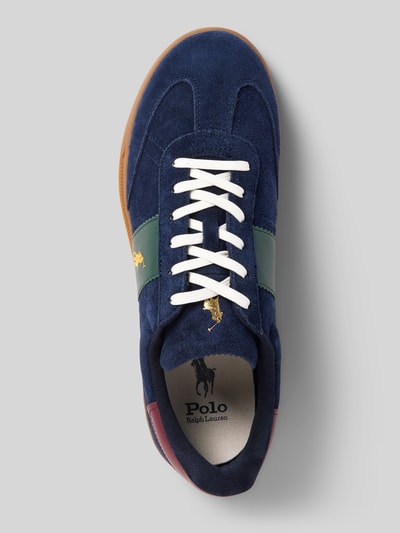 Polo Ralph Lauren Sneakers met logostitching, model 'Aera' Marineblauw - 3