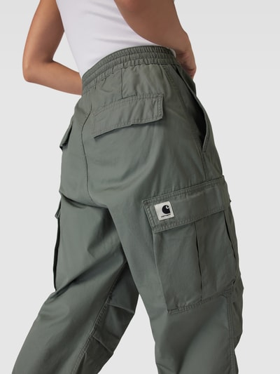 Carhartt Work In Progress Cargohose mit elastischem Bund Modell 'JET' Schilf 3