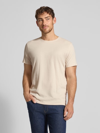 SELECTED HOMME Regular Fit T-Shirt aus reiner Baumwolle Modell 'ASPEN' Offwhite 4