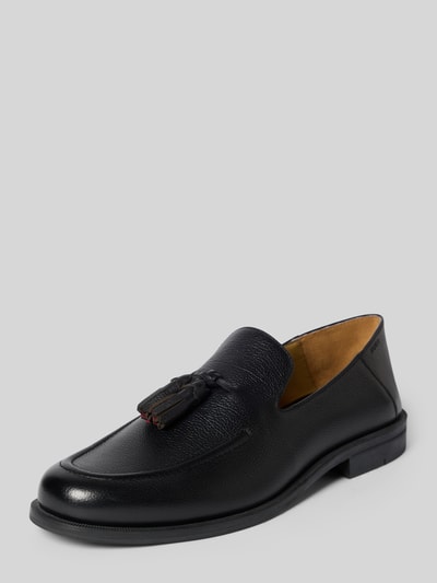 HUGO Tassel loafers van echt leer Zwart - 1