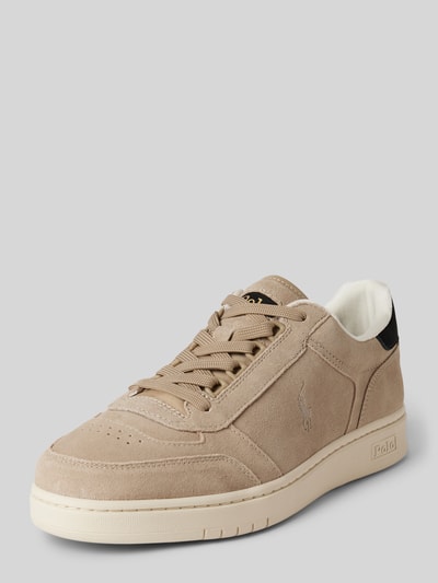 Polo Ralph Lauren Sneaker mit Label-Badge Modell 'POLO COURT SPORT' Beige 1