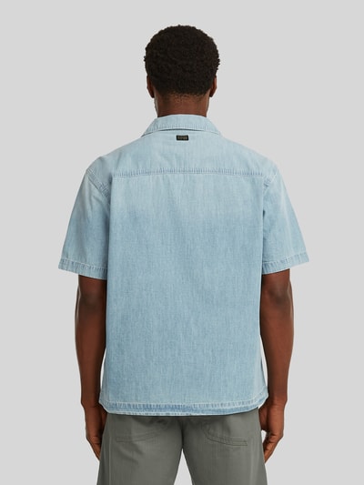 G-Star RAW Koszula casual o kroju relaxed fit z czystej bawełny Jasnoniebieski 5
