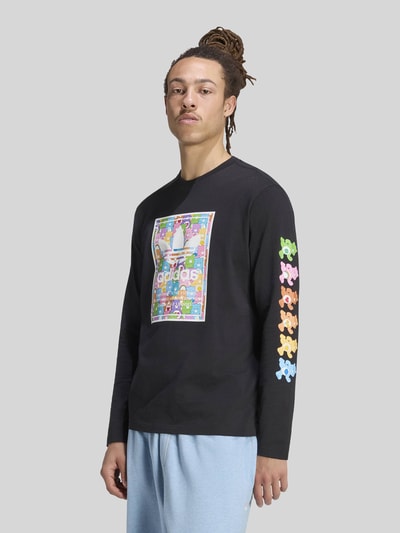 adidas Originals Regular fit t-shirt van puur katoen Zwart - 3