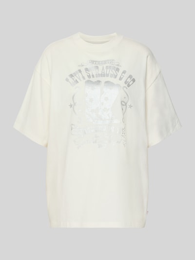 Levi's® Loose Fit T-Shirt aus reiner Baumwolle Offwhite 2
