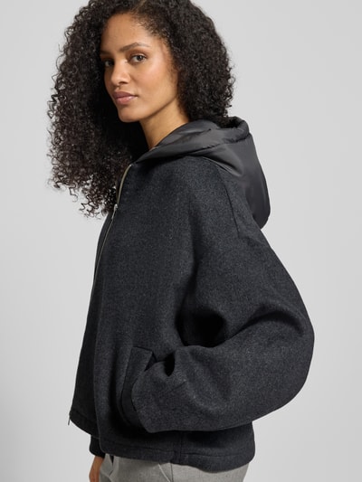 Smith and Soul Relaxed fit jack met wol Donkergrijs - 3