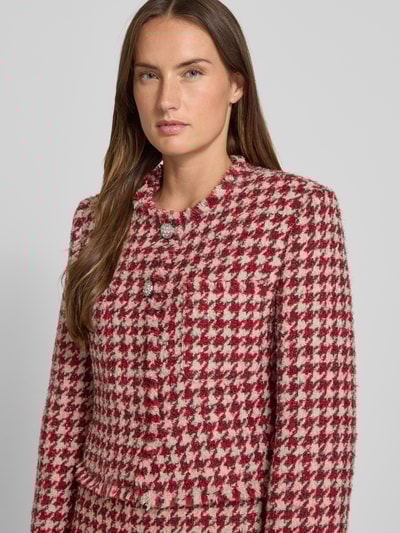 Liu Jo White Kurtka o kroju regular fit z kieszeniami na piersi Czerwony 3