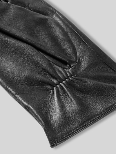 BOSS Handschuhe aus Lammleder Modell 'GUEEN-ME' Black 3