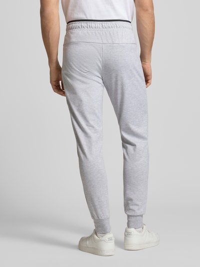 JACK & JONES Sweatpants mit Baumwoll-Anteil Modell 'GORDON' Hellgrau Melange 5