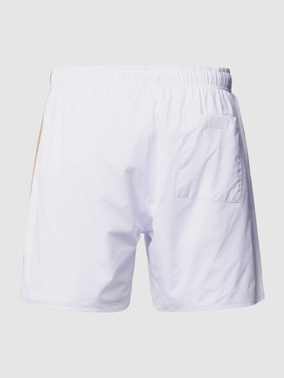 BOSS Badehose mit Eingrifftaschen Weiss 3