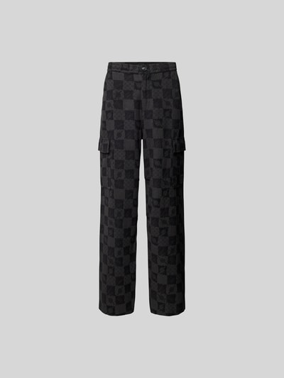 DAILY PAPER Relaxed Fit Cargohose mit Leinen-Anteil Black 1