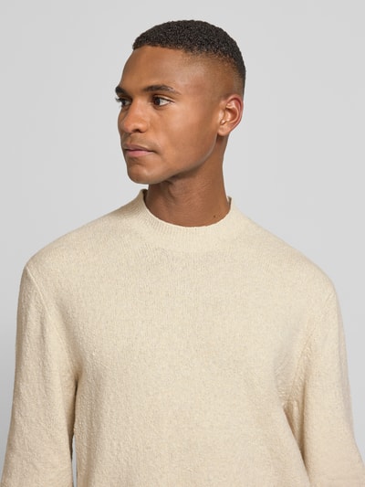 JACK & JONES Premium Strickpullover mit Polokragen Modell 'MAVERICK' Offwhite 3
