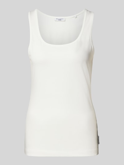 Marc O'Polo Denim Tanktop met boothals Wit - 2