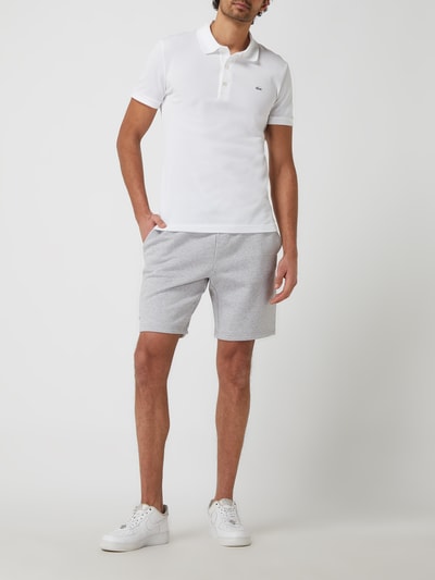 Lacoste Regular fit sweatshorts met logo Middengrijs gemêleerd - 1