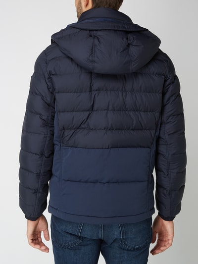 BOSS Orange Steppjacke mit abnehmbarer Kapuze marine online kaufen