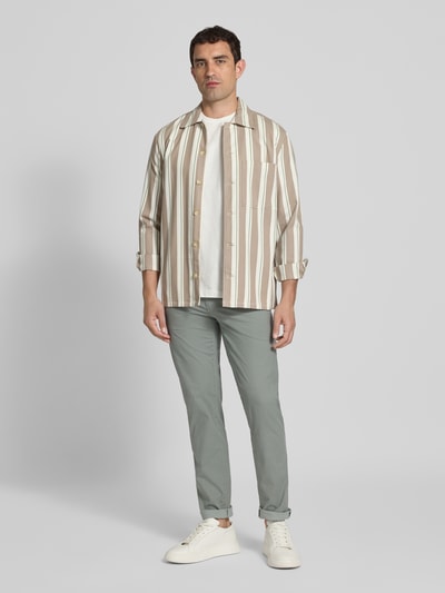 Brax Hose mit Gesäßtaschen Modell 'Cadiz' Hellgruen 1